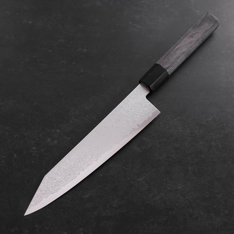 Kiritsuke Gyuto VG-10 Damas Manche en Cerisier Anthracite 210mm-[Musashi]-[Couteaux de cuisine japonais]