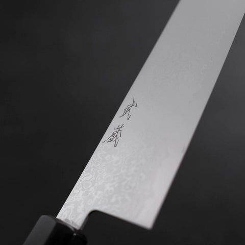 Kiritsuke Gyuto VG-10 Damas Manche en cerisier Anthracite 240mm-[Musashi]-[Couteaux de cuisine japonais]