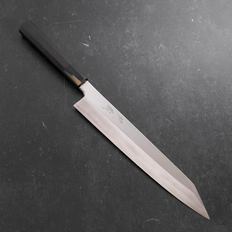Kiritsuke Gyuto VG-10 Miroir Manche en Buffle et Ébène 270mm-[Musashi]-[Couteaux de cuisine japonais]