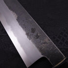 Kiritsuke Gyuto White Steel #2 Kurouchi Buffalo Magnolia Handle 230mm-[Musashi]-[Couteaux de cuisine japonais]