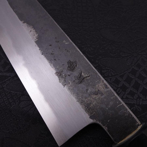 Kiritsuke Gyuto White Steel #2 Kurouchi Buffalo Magnolia Handle 230mm-[Musashi]-[Couteaux de cuisine japonais]