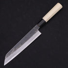 Kiritsuke Gyuto White Steel #2 Kurouchi Manche en Buffle et Magnolia 200mm-[Musashi]-[Couteaux de cuisine japonais]