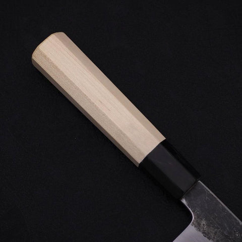 Kiritsuke Gyuto White Steel #2 Kurouchi Manche en Buffle et Magnolia 200mm-[Musashi]-[Couteaux de cuisine japonais]