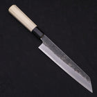 Kiritsuke Gyuto White Steel #2 Kurouchi Manche en Buffle et Magnolia 200mm-[Musashi]-[Couteaux de cuisine japonais]
