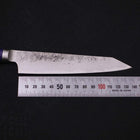 Kiritsuke Petty Acier Bleu #2 Revêtement Inox Nashiji Manche Occidental Violet 135mm-[Musashi]-[Couteaux de cuisine japonais]