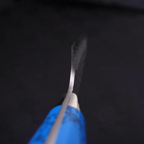 Kiritsuke Petty SG-2 Tsuchime Manche en Turquoise Bleu 150mm-[Musashi]-[Couteaux de cuisine japonais]