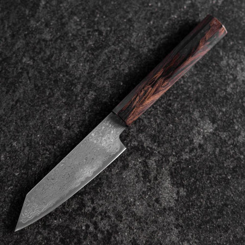 Kiritsuke Petty SLD Damas Noir Manche en Ébène 110mm-[Musashi]-[Couteaux de cuisine japonais]