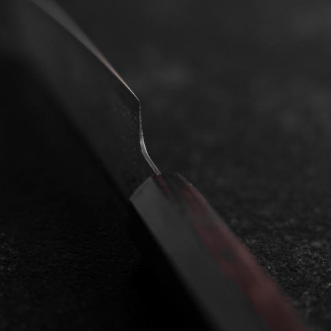 Kiritsuke Petty SLD Damas Noir Manche en Ébène 110mm-[Musashi]-[Couteaux de cuisine japonais]