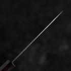 Kiritsuke Petty SLD Damas Noir Manche en Ébène 110mm-[Musashi]-[Couteaux de cuisine japonais]