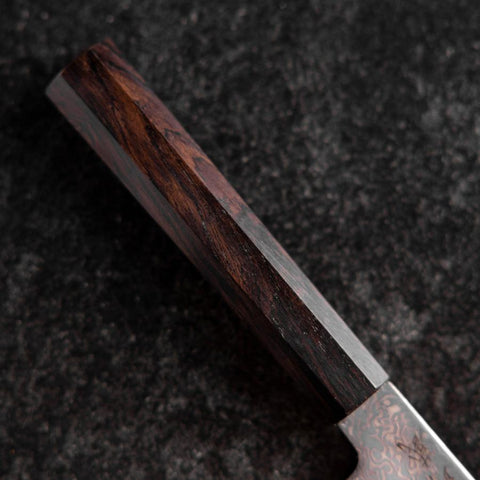 Kiritsuke Petty SLD Damas Noir Manche en Ébène 110mm-[Musashi]-[Couteaux de cuisine japonais]