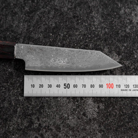 Kiritsuke Petty SLD Damas Noir Manche en Ébène 110mm-[Musashi]-[Couteaux de cuisine japonais]