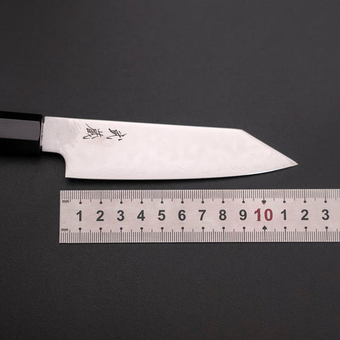 Kiritsuke Petty SLD Miroir Manche en Buffle et Noyer 125mm-[Musashi]-[Couteaux de cuisine japonais]