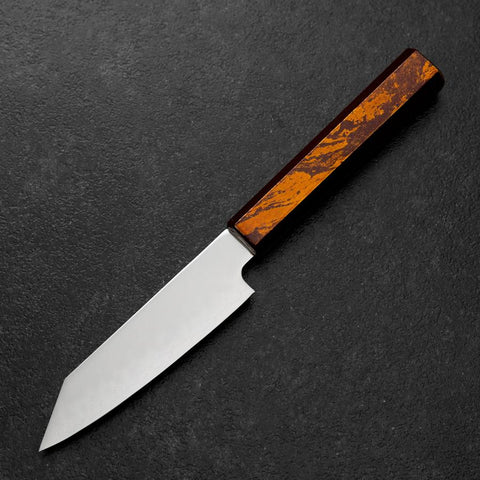 Kiritsuke Petty SLD Miroir Manche en Urushi Rouge 125mm-[Musashi]-[Couteaux de cuisine japonais]
