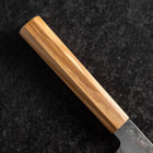 Kiritsuke Petty Silver Steel #3 Nashiji Manche en Olivier 125mm-[Musashi]-[Couteaux de cuisine japonais]