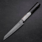 Kiritsuke Petty VG-10 Damas Manche Océan Blanc Noir et Or 130mm-[Musashi]-[Couteaux de cuisine japonais]