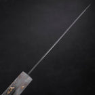 Kiritsuke Petty VG-10 Damas Manche Océan Blanc Noir et Or 130mm-[Musashi]-[Couteaux de cuisine japonais]