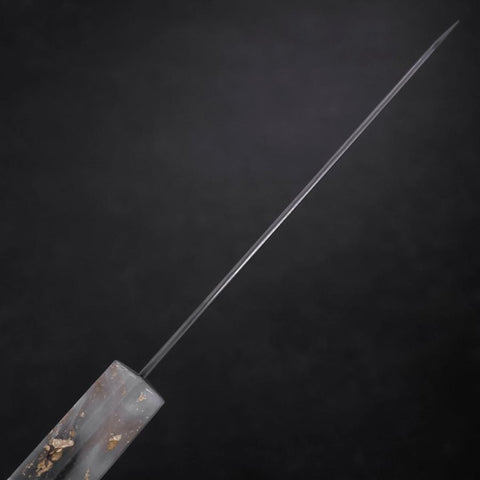 Kiritsuke Petty VG-10 Damas Manche Océan Blanc Noir et Or 130mm-[Musashi]-[Couteaux de cuisine japonais]
