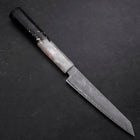 Kiritsuke Petty VG-10 Damas Manche Océan Blanc Noir et Or 130mm-[Musashi]-[Couteaux de cuisine japonais]
