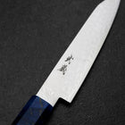 Kiritsuke Petty VG-10 Damas Manche en Bois de Bouleau Bleu 120mm-[Musashi]-[Couteaux de cuisine japonais]