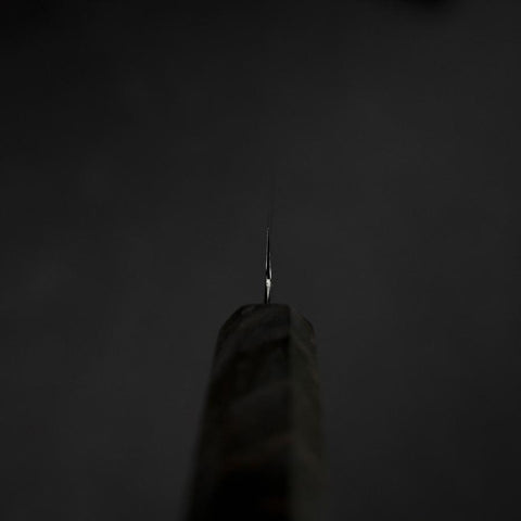 Kiritsuke Petty VG-10 Damas Manche en Bois de Bouleau Gris 120mm-[Musashi]-[Couteaux de cuisine japonais]