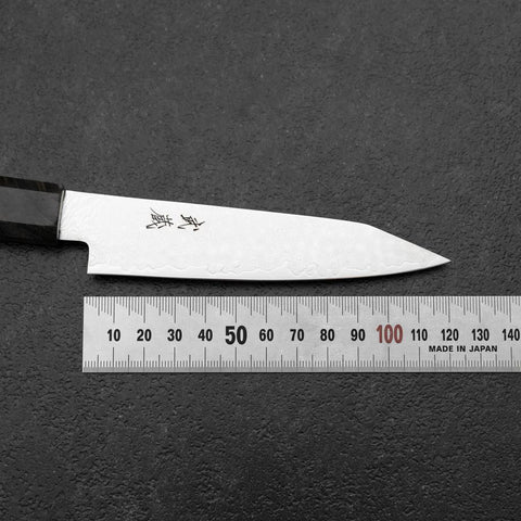 Kiritsuke Petty VG-10 Damas Manche en Bois de Bouleau Gris 120mm-[Musashi]-[Couteaux de cuisine japonais]