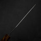 Kiritsuke Petty VG-10 Damas Manche en Bois de Bouleau Jaune Brun 120mm-[Musashi]-[Couteaux de cuisine japonais]