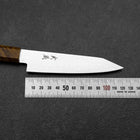 Kiritsuke Petty VG-10 Damas Manche en Bois de Bouleau Jaune Brun 120mm-[Musashi]-[Couteaux de cuisine japonais]