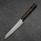 Kiritsuke Petty VG-10 Damas Manche en Bois de Bouleau Marron 135mm-[Musashi]-[Couteaux de cuisine japonais]