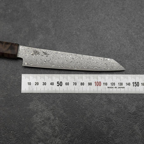 Kiritsuke Petty VG-10 Damas Manche en Bois de Bouleau Marron 135mm-[Musashi]-[Couteaux de cuisine japonais]