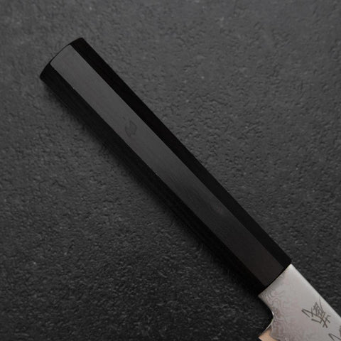 Kiritsuke Petty VG-10 Damas Manche en Ébène 110mm-[Musashi]-[Couteaux de cuisine japonais]
