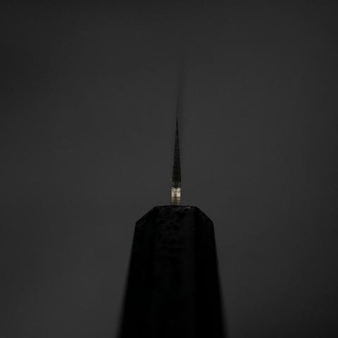 Kiritsuke Petty VG-10 Poli Manche Ishime Noir 125mm-[Musashi]-[Couteaux de cuisine japonais]