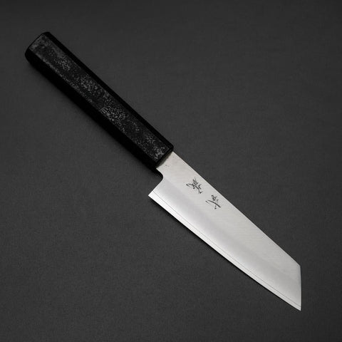 Kiritsuke Petty VG-10 Poli Manche Ishime Noir 125mm-[Musashi]-[Couteaux de cuisine japonais]