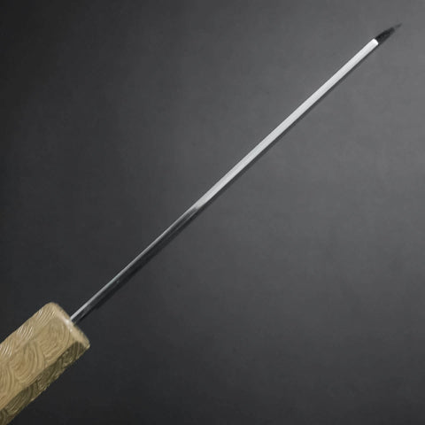Kiritsuke Petty VG-10 Poli Manche Urushi Blanc 125mm-[Musashi]-[Couteaux de cuisine japonais]
