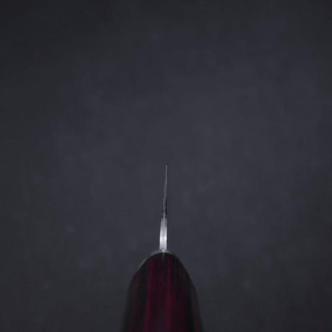 Kiritsuke Petty VG-10 Tsuchime Manche Occidental Rouge 150mm-[Musashi]-[Couteaux de cuisine japonais]
