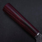 Kiritsuke Petty VG-10 Tsuchime Manche Occidental Rouge 150mm-[Musashi]-[Couteaux de cuisine japonais]