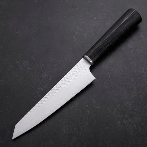 Kiritsuke Petty VG-10 Tsuchime Manche Oval Pourpre 150mm-[Musashi]-[Couteaux de cuisine japonais]