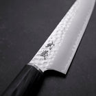 Kiritsuke Petty VG-10 Tsuchime Manche Oval Pourpre 150mm-[Musashi]-[Couteaux de cuisine japonais]