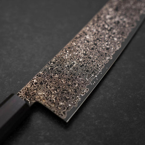Kiritsuke SG-2 Black Nickel Damascus Ebony Handle 240mm (9.4”)-[Musashi]-[Couteaux de cuisine japonais]