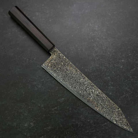 Kiritsuke SG-2 Black Nickel Damascus Ebony Handle 240mm (9.4”)-[Musashi]-[Couteaux de cuisine japonais]