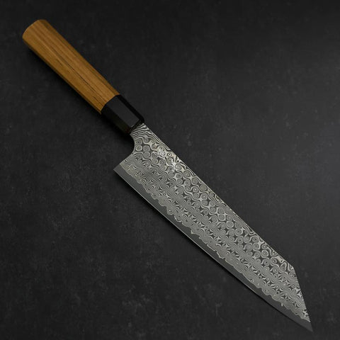 Kiritsuke SG-2 Damas Manche en Buffle et Bois de Teck 225mm-[Musashi]-[Couteaux de cuisine japonais]