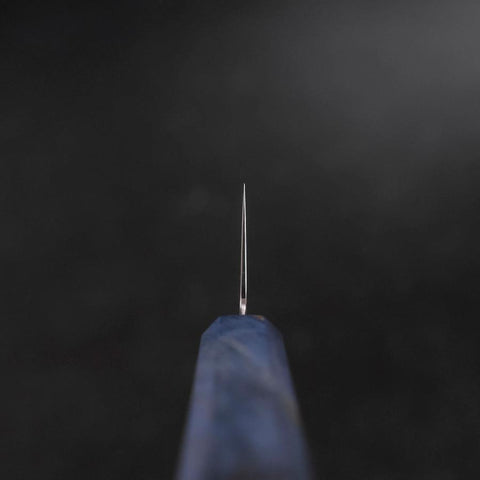 Kiritsuke SG-2 Nickel en Vagues Damas Manche en Érable Bleu 210mm-[Musashi]-[Couteaux de cuisine japonais]
