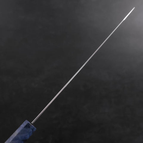 Kiritsuke SG-2 Nickel en Vagues Damas Manche en Érable Bleu 240mm-[Musashi]-[Couteaux de cuisine japonais]
