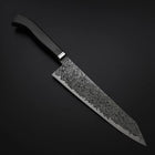Kiritsuke SG-2 Nickel en Vagues Damas Noir Manche Occidental en Ébène 210mm-[Musashi]-[Couteaux de cuisine japonais]