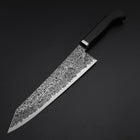 Kiritsuke SG-2 Nickel en Vagues Damas Noir Manche Occidental en Ébène 240mm-[Musashi]-[Couteaux de cuisine japonais]