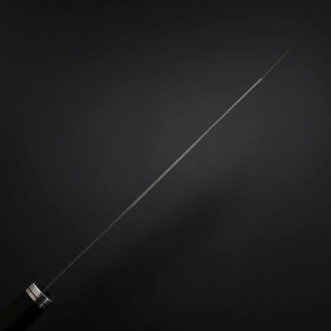 Kiritsuke SG-2 Nickel en Vagues Damas Noir Manche Occidental en Ébène 240mm-[Musashi]-[Couteaux de cuisine japonais]