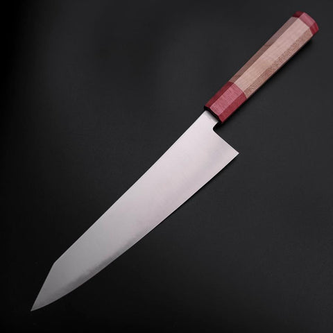 Kiritsuke SG-2 Poli Manche en Érable Rouge 240mm-[Musashi]-[Couteaux de cuisine japonais]