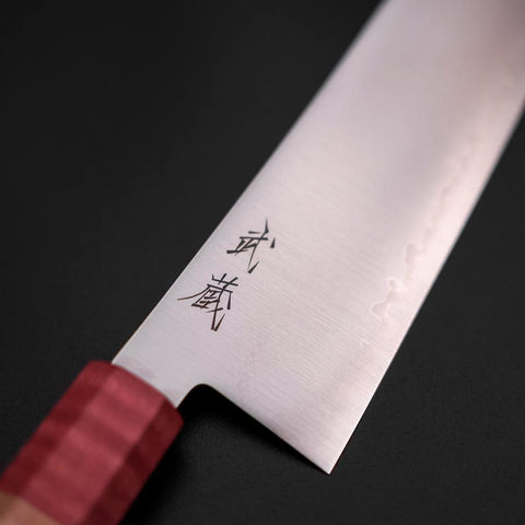 Kiritsuke SG-2 Poli Manche en Érable Rouge 240mm-[Musashi]-[Couteaux de cuisine japonais]