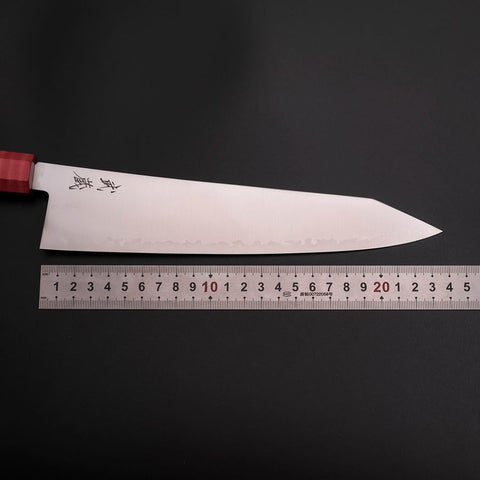 Kiritsuke SG-2 Poli Manche en Érable Rouge 240mm-[Musashi]-[Couteaux de cuisine japonais]
