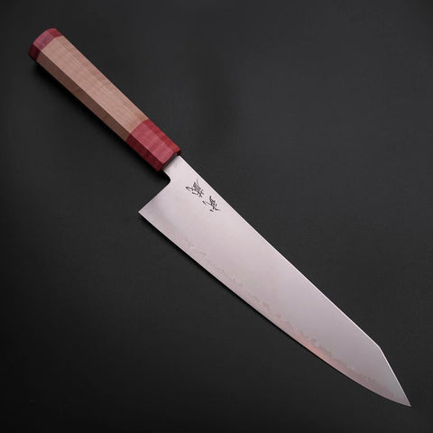Kiritsuke SG-2 Poli Manche en Érable Rouge 240mm-[Musashi]-[Couteaux de cuisine japonais]