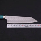 Kiritsuke SG-2 Tsuchime Manche en Turquoise Vert 200mm-[Musashi]-[Couteaux de cuisine japonais]